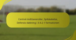 Central midtbaneroller, Spilskabelse, Defensiv dækning i 3-4-2-1 formationen